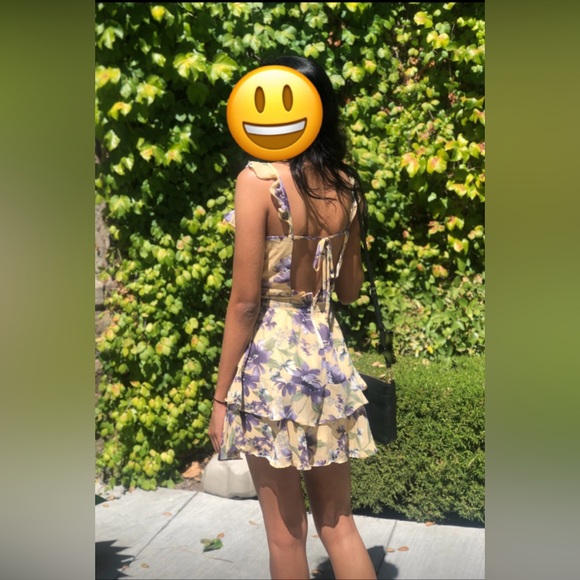 Floral Ruffle Mini Dress - Picture 5 of 5